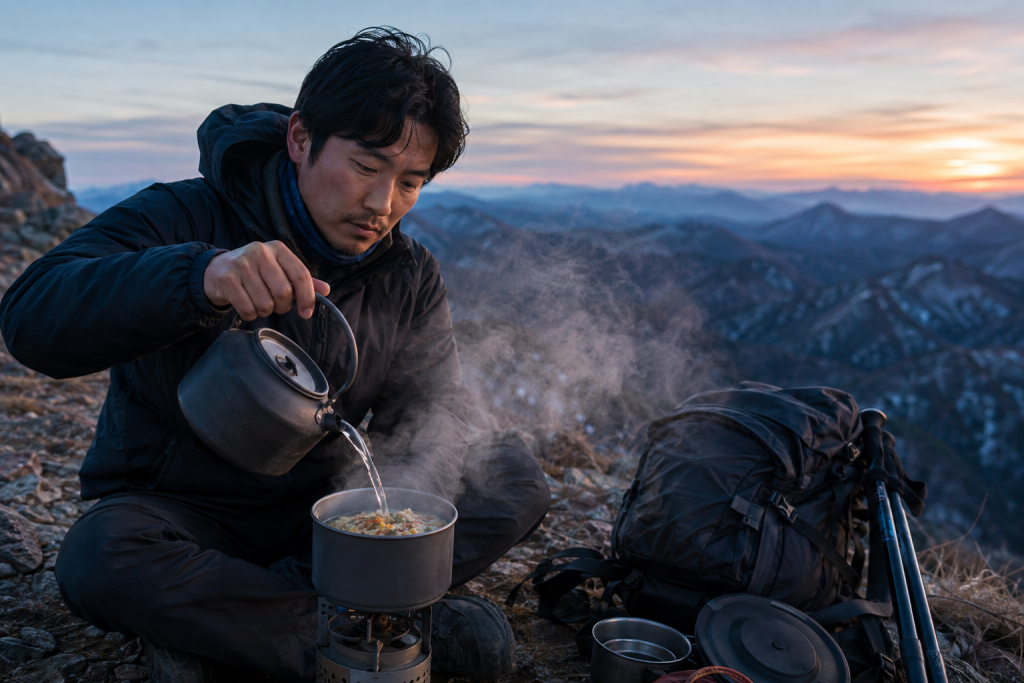 비상식량 캠핑 동결건조 식품